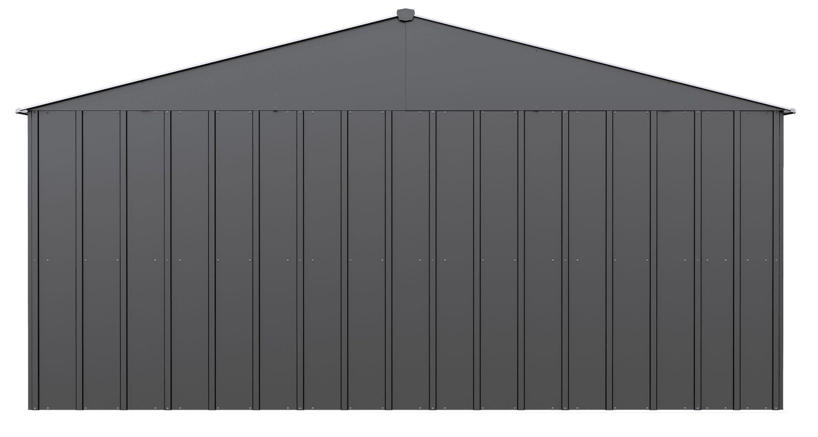 Classic 14x12-ft Charcoal Lockable Metal Shed V0C8 - product image 6