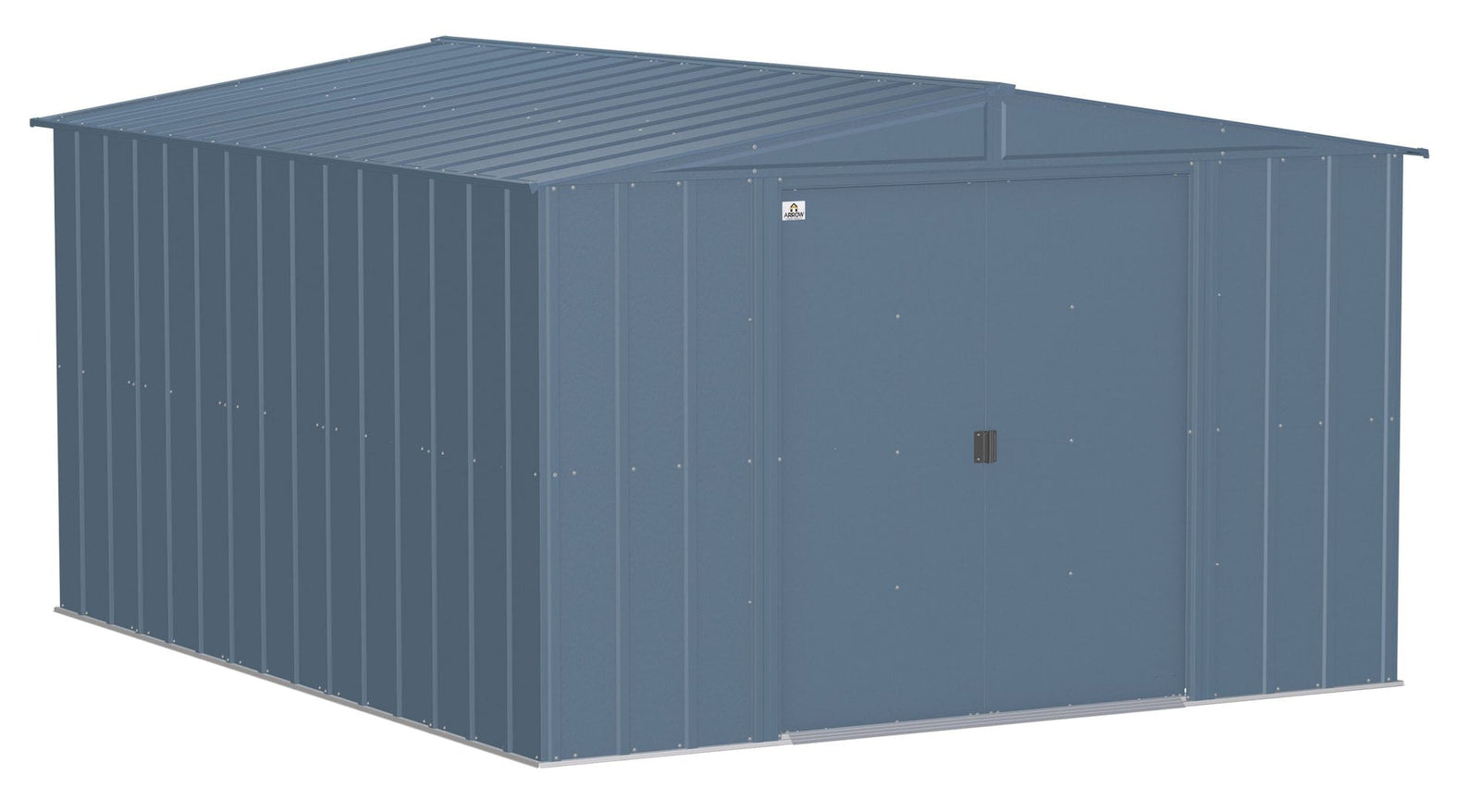 Classic Galvanized Steel Storage Shed, Blue Grey, 10-ft x 12-ft A5R8 - product image 2
