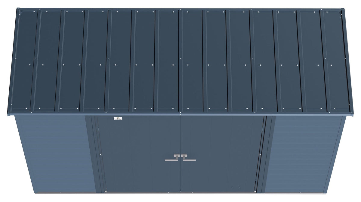 Select Galvanized Steel Storage Shed, Blue Grey, 10-ft x 4-ft L5J1 - product image 7