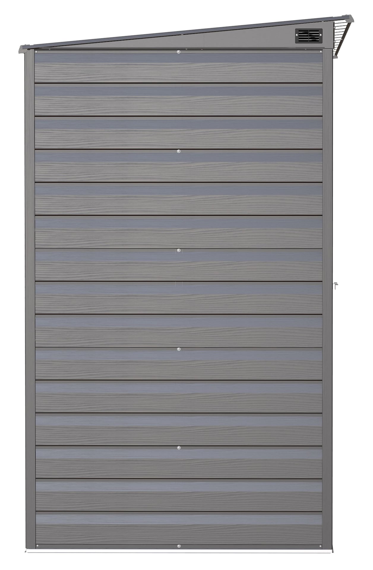 Select Galvanized Steel Storage Shed, Charcoal, 10-ft x 4-ft G8S6 - product image 6