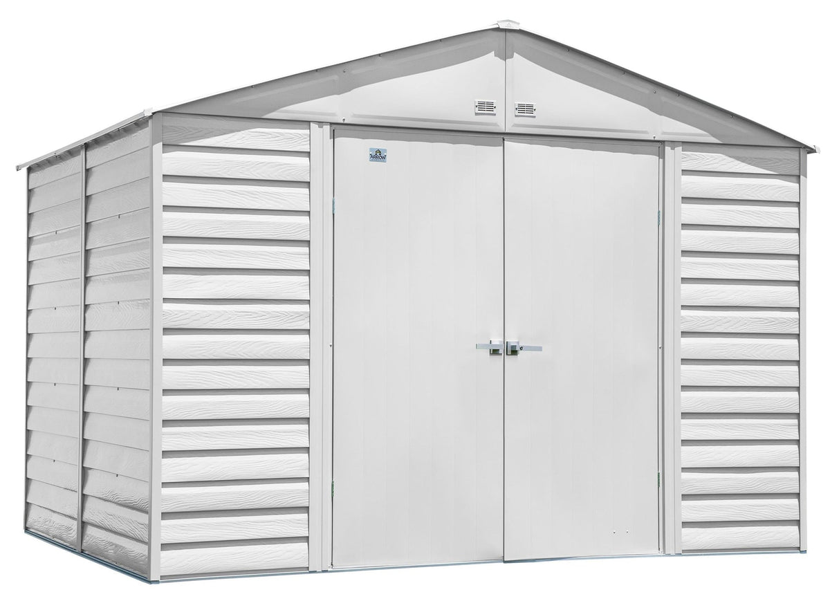 Select Galvanized Steel Storage Shed, Flute Grey, 10-ft x 8-ft H9P4 - product image 2