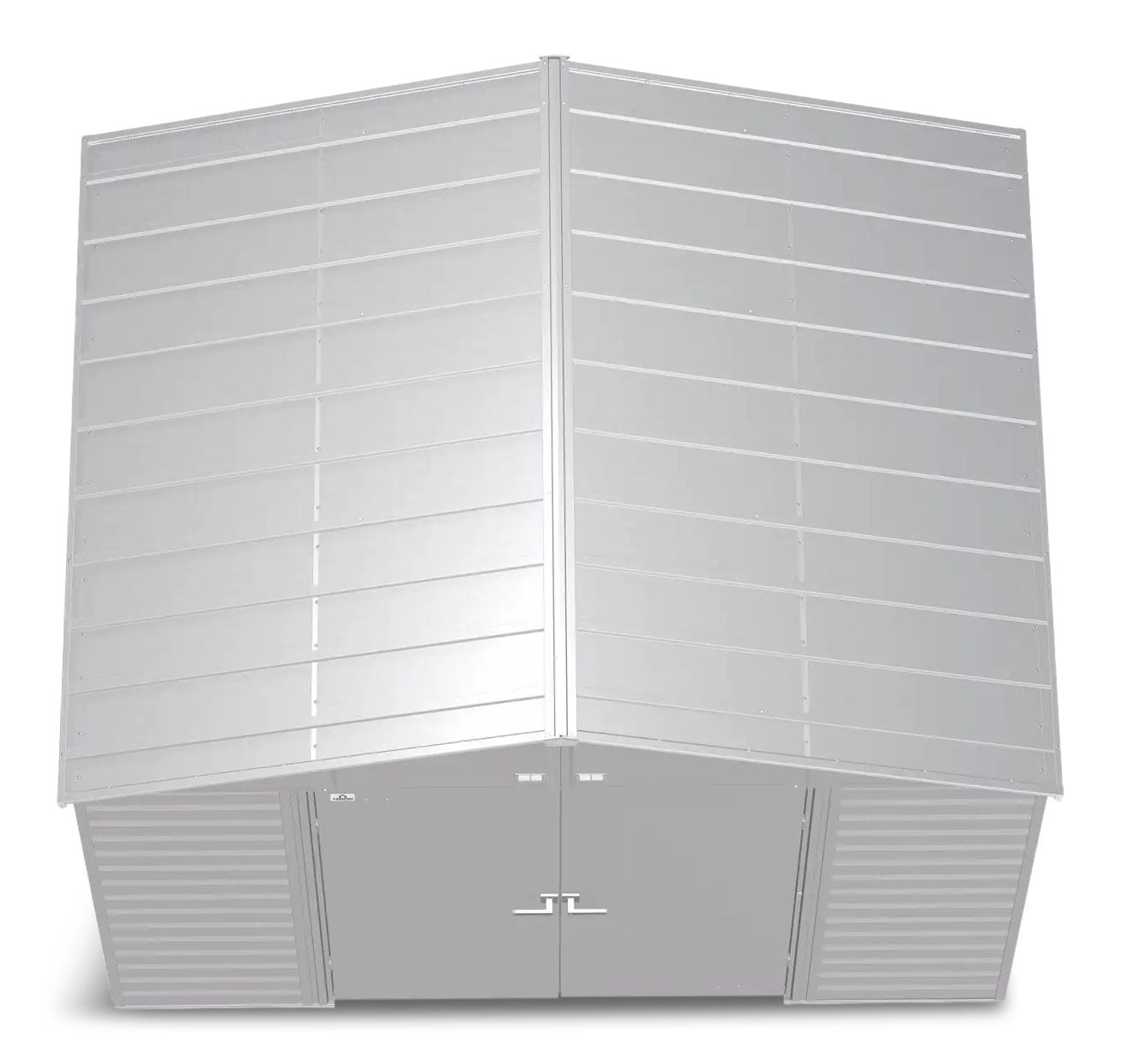 Select Galvanized Steel Storage Shed, Flute Grey, 10-ft x 8-ft H9P4 - product image 7