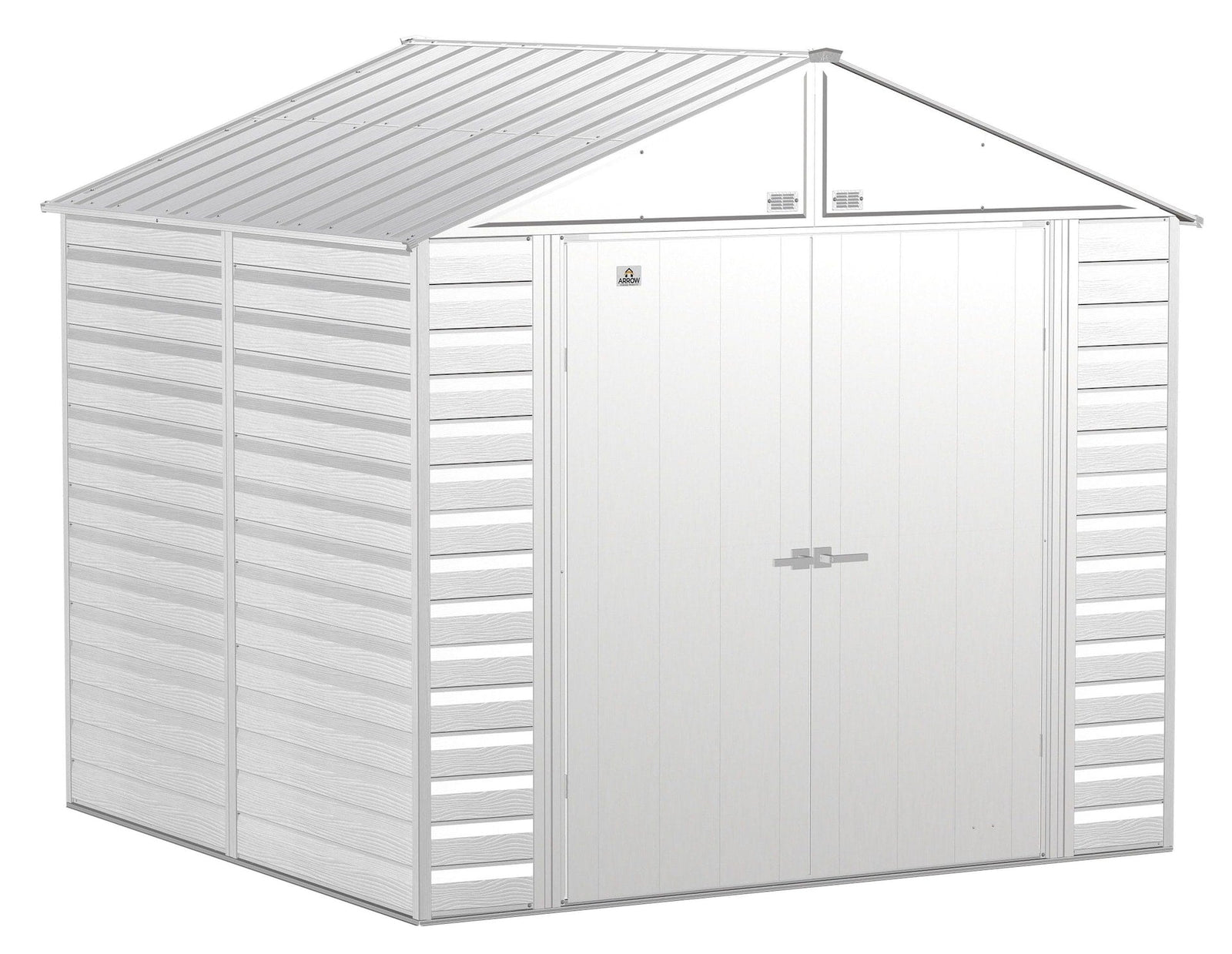 Select Galvanized Steel Storage Shed, Flute Grey, 8-ft x 8-ft R6A4 - product image 3