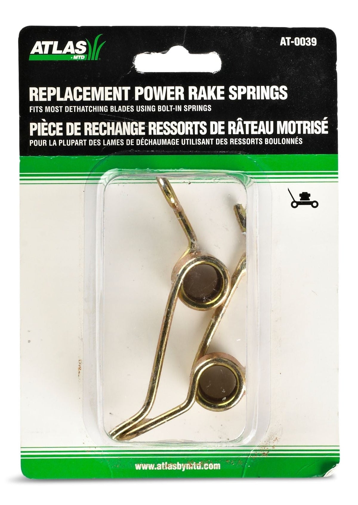Thatcher Steel Bolt-On Replacement Springs, 2-pk; for Lawn Mower Dethatching Blades P4X6 - product image 5