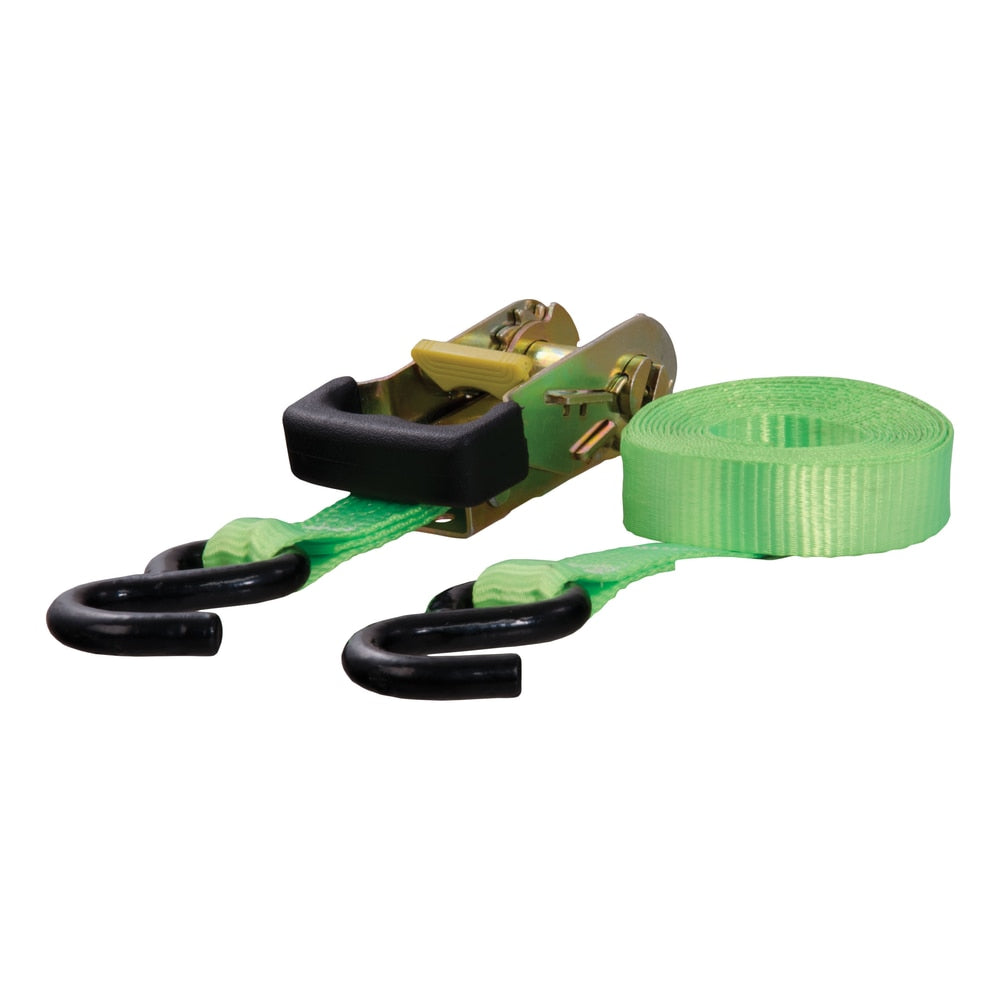 83027 16-ft Lime Green Cargo Strap with S-Hooks (1,100-lb) L4X2 - product image 1