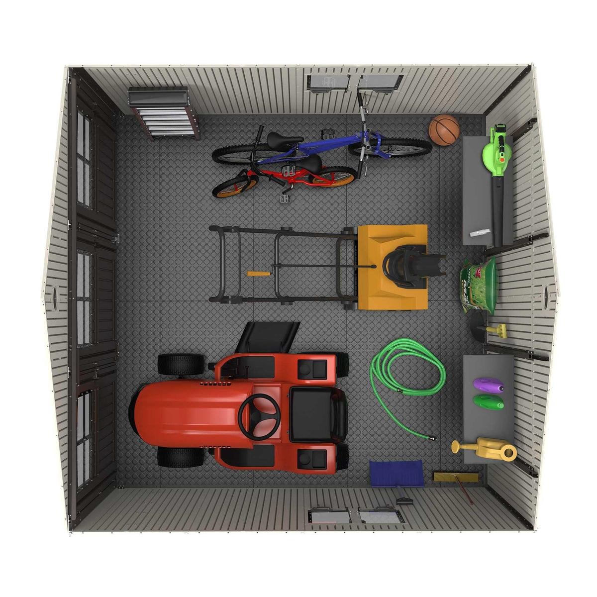 Outdoor Storage Shed, 11-ft x 11-ft Z9N6 - product image 2