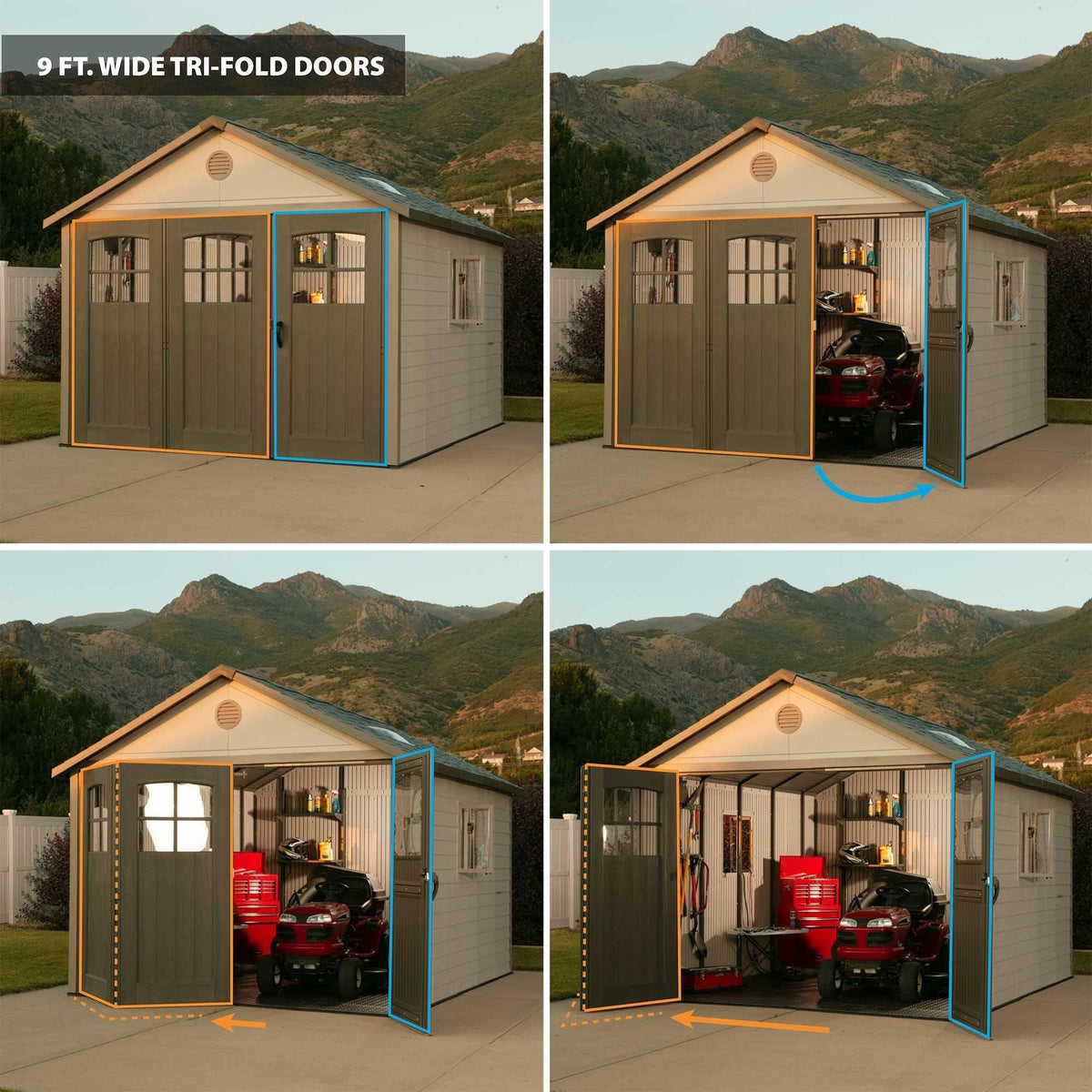 Outdoor Storage Shed, 11-ft x 11-ft Z9N6 - product image 5