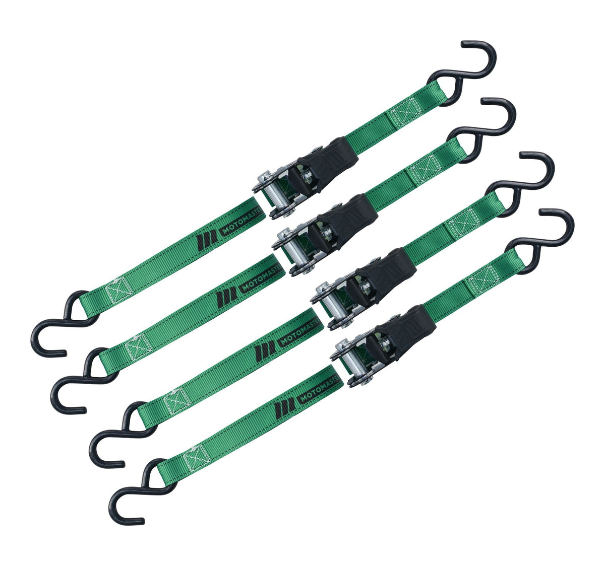 1,500-lb Padded Ratchet Tie Down Straps, 1-in x 14-ft, 4-pk E6R8 - product image 7