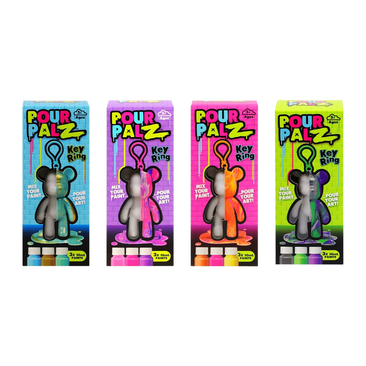 Palz DIY Mini Paint Bear, Assorted D5O0 - product image 2
