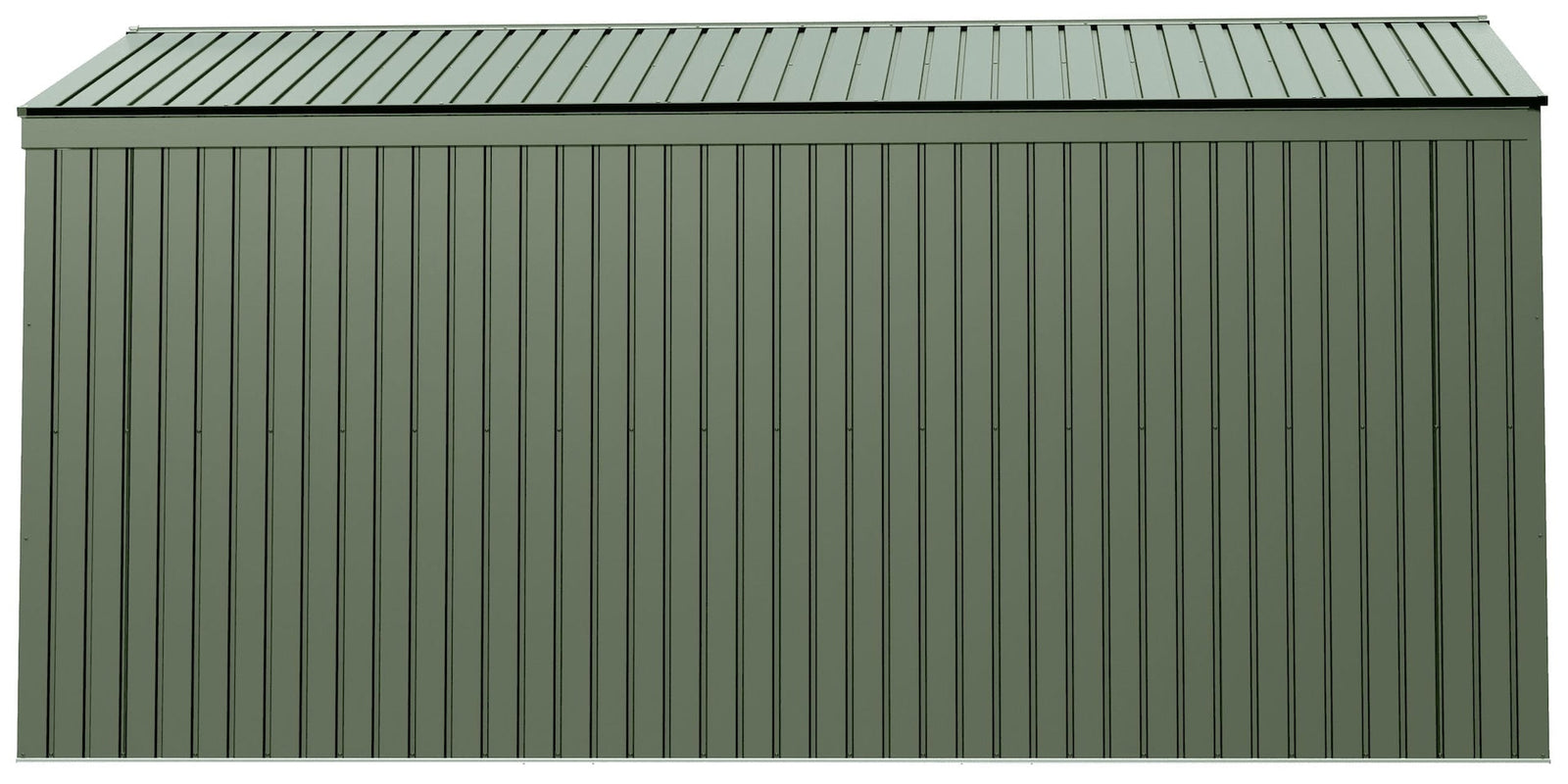 10x14-ft Green Corrosion-Resistant Lawn Care Storage Shed D5H7 - product image 4