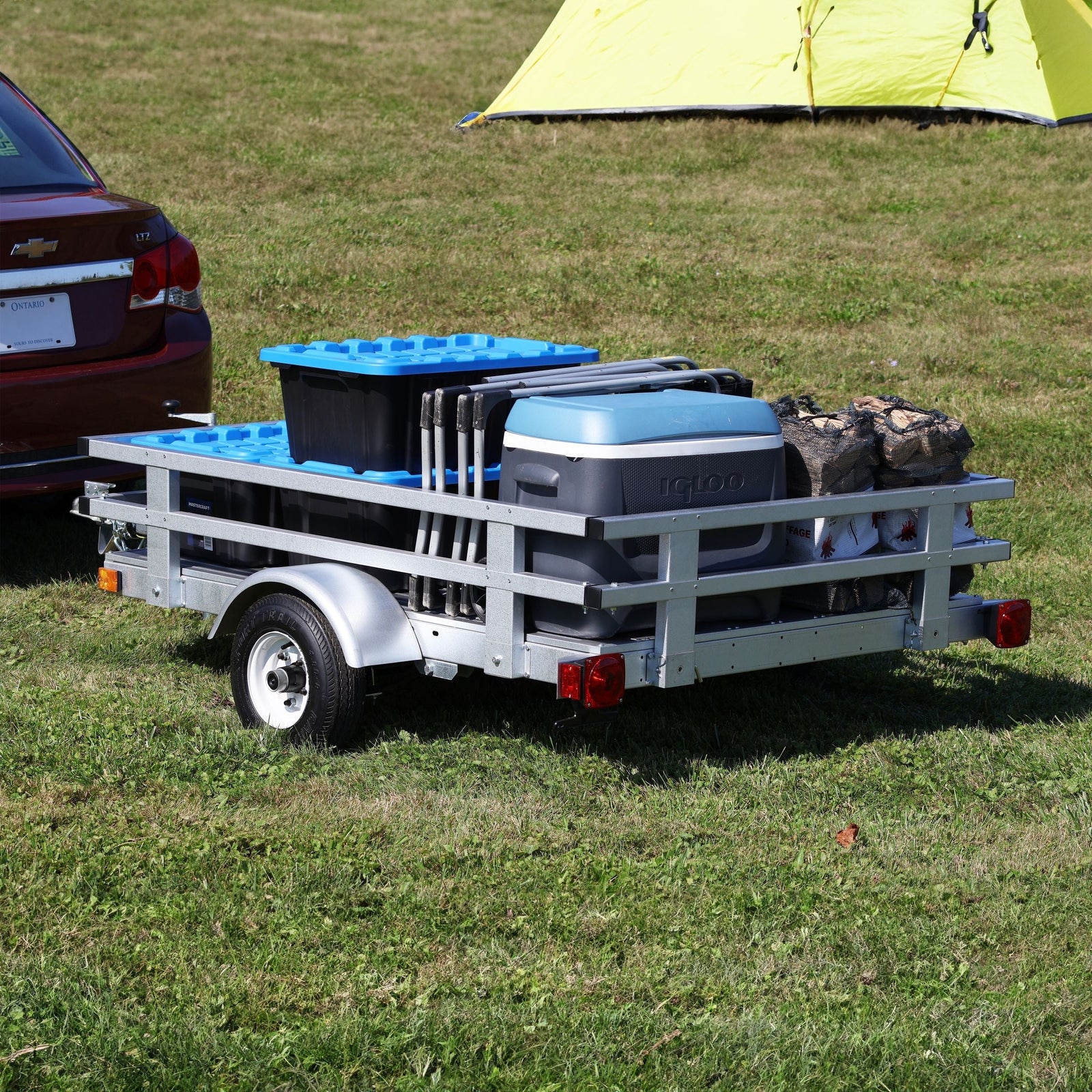 4x6-ft Rail Side Galvalume Plus Kit Trailer B6U2 - product image 6