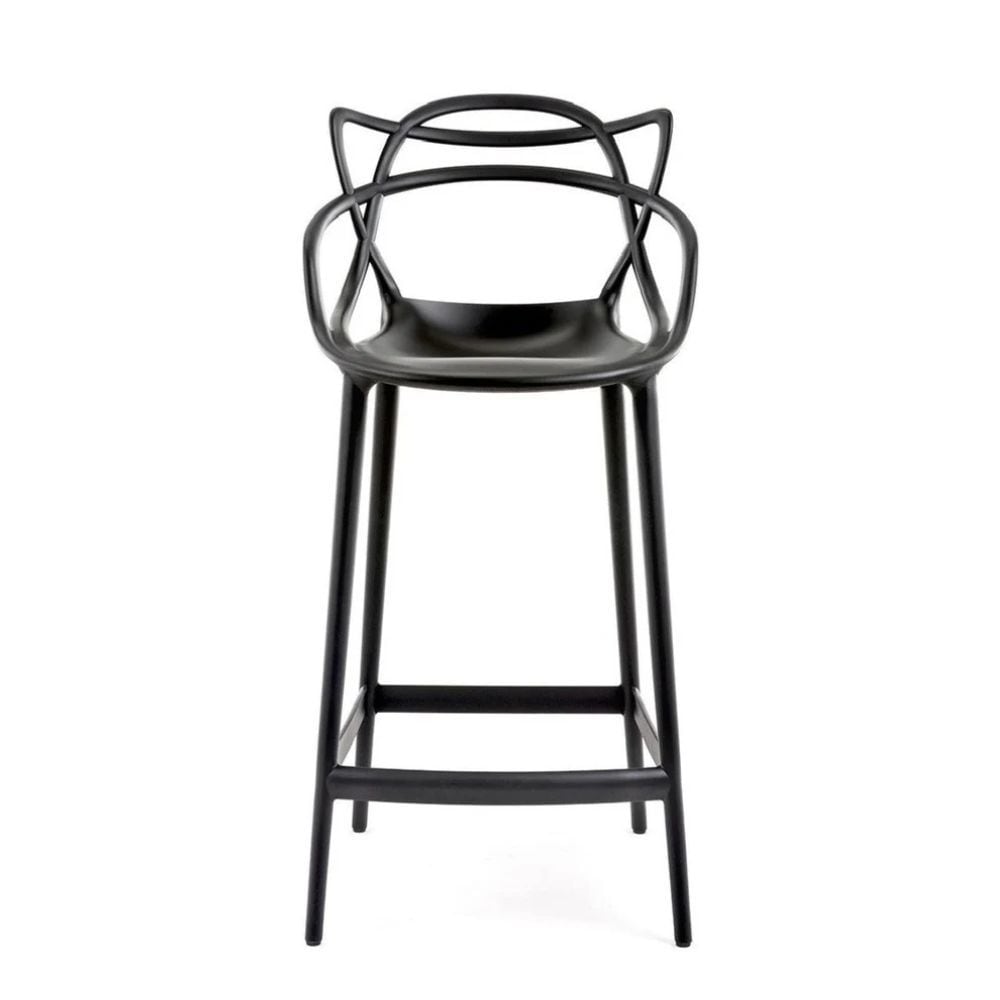 Me Home Black Molded Polypropylene Keeper Stool O4I1 - product image 1