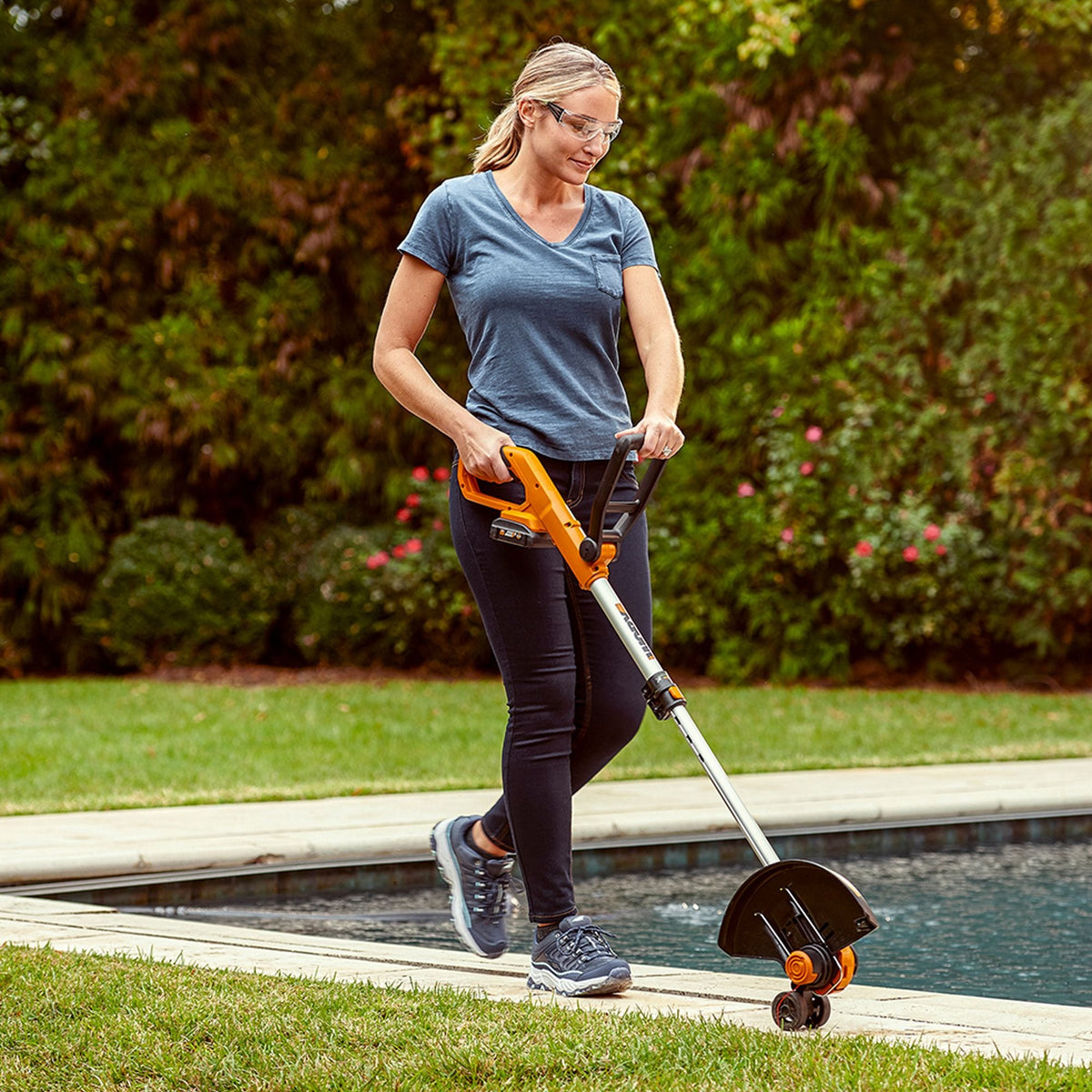 WG929 20V Power Share Cordless Grass Trimmer & Leaf Blower Combo Kit W8N6 - product image 4