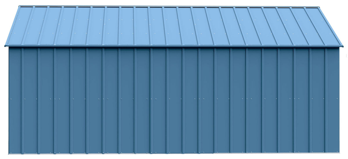 Classic 12x17-ft Blue Grey Corrosion-Resistant Metal Shed H8B5 - product image 4