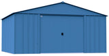 Classic 14x12-ft Blue Grey Corrosion-Resistant Steel Shed P1R5 - product image 1