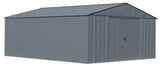 Classic 14x17-ft Charcoal Corrosion-Resistant Steel Shed Y9Q3 - product image 3