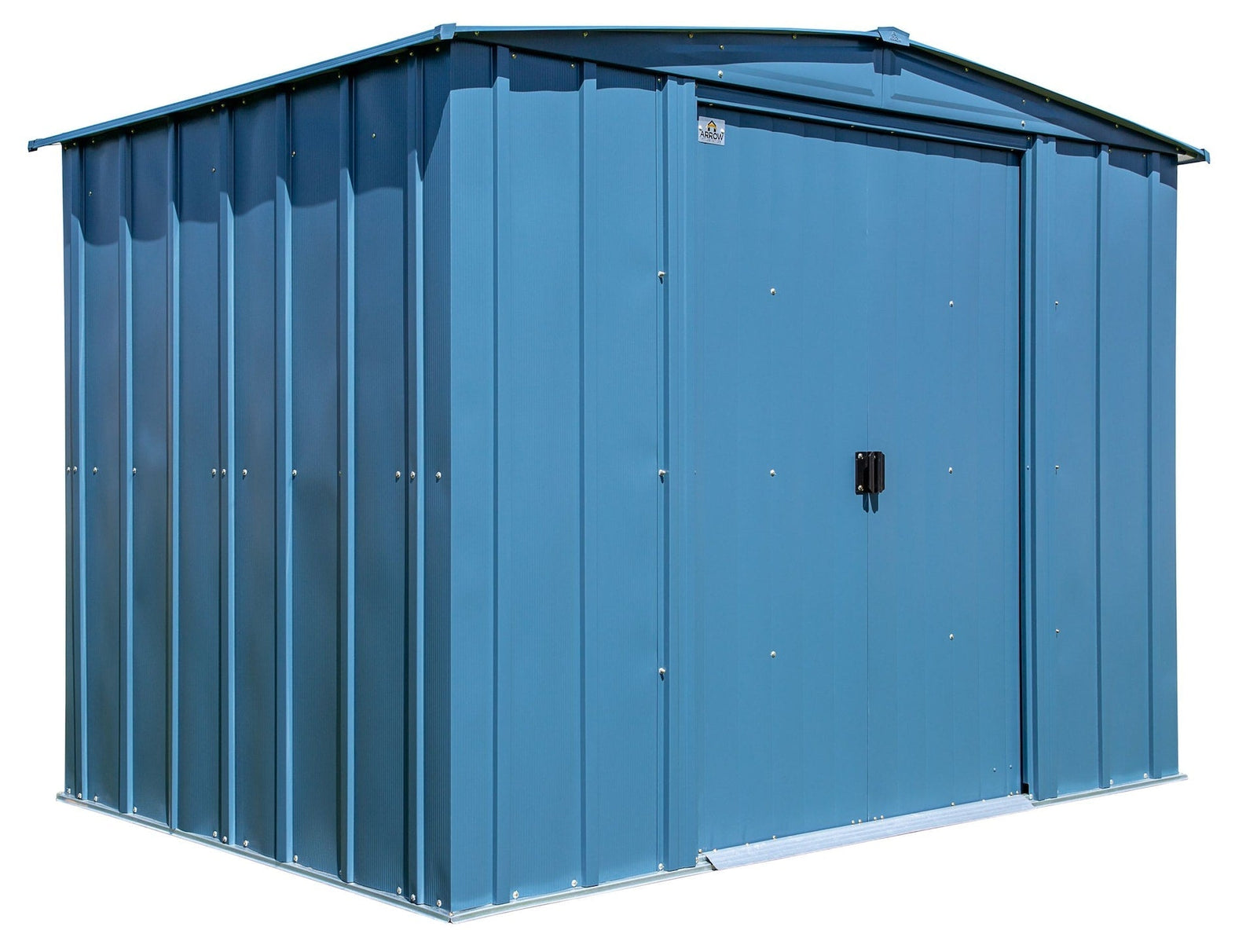 Classic Galvanized Steel Storage Shed, Blue Grey, 8-ft x 6-ft Z7G5 - product image 3