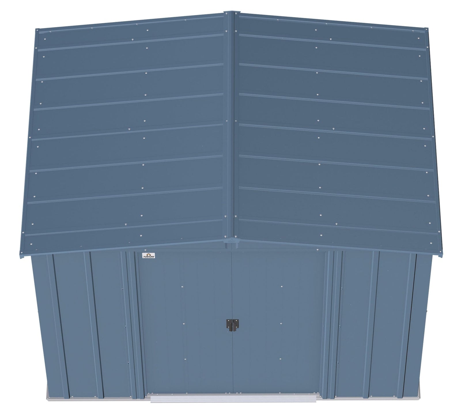 Classic Galvanized Steel Storage Shed, Blue Grey, 8-ft x 6-ft Z7G5 - product image 8