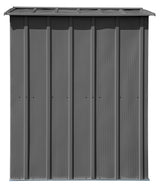 Classic Galvanized Steel Storage Shed, Charcoal, 6-ft x 5-ft J9Q0 - product image 6