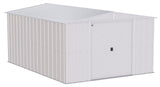Classic Galvanized Steel Storage Shed, Flute Grey, 10-ft x 14-ft L2U7 - product image 2