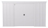 Classic Galvanized Steel Storage Shed, Flute Grey, 10-ft x 4-ft S3E7 - product image 3