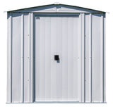 Classic Galvanized Steel Storage Shed, Flute Grey, 6-ft x 5-ft Z6V2 - product image 5
