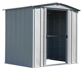 Classic Galvanized Steel Storage Shed, Flute Grey, 6-ft x 5-ft Z6V2 - product image 8