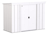 Classic Galvanized Steel Storage Shed, Flute Grey, 8-ft x 4-ft Y0S9 - product image 1