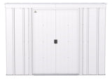Classic Galvanized Steel Storage Shed, Flute Grey, 8-ft x 4-ft Y0S9 - product image 3