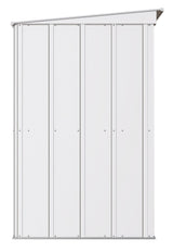 Classic Galvanized Steel Storage Shed, Flute Grey, 8-ft x 4-ft Y0S9 - product image 4