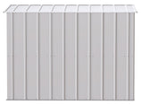 Classic Galvanized Steel Storage Shed, Flute Grey, 8-ft x 4-ft Y0S9 - product image 7