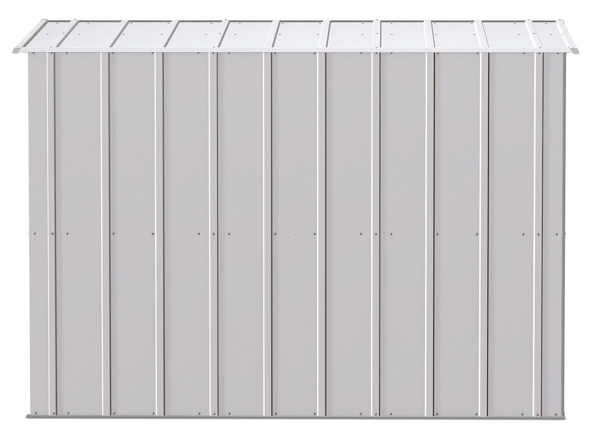 Classic Galvanized Steel Storage Shed, Flute Grey, 8-ft x 4-ft Y0S9 - product image 7