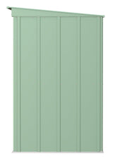 Classic Galvanized Steel Storage Shed, Sage Green, 8-ft x 4-ft U2C2 - product image 4