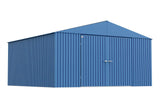 Elite 14x14-ft Corrosion-Resistant Blue Grey Steel Shed R1G6 - product image 3