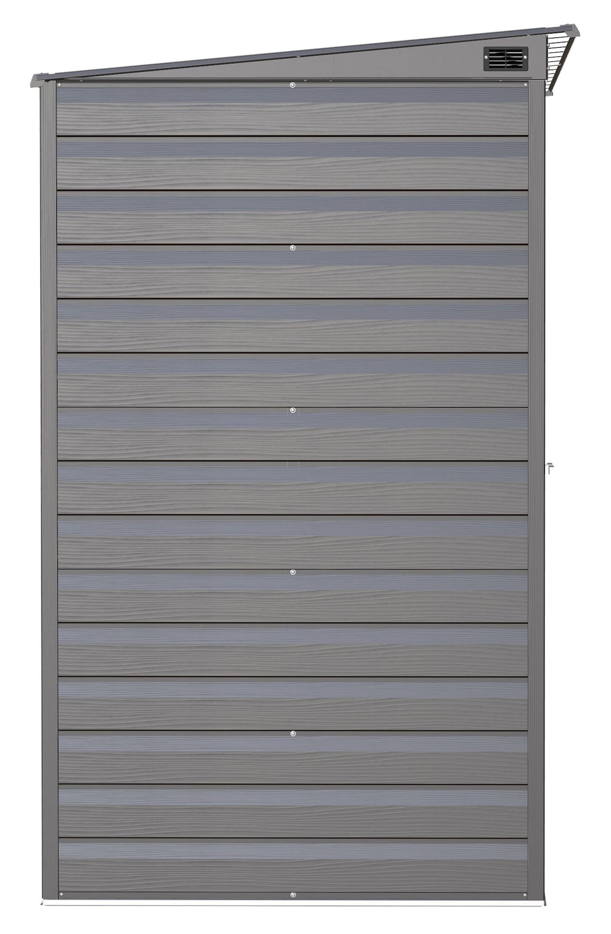 Select Galvanized Steel Storage Shed, Charcoal, 10-ft x 4-ft G8S6 - product image 6
