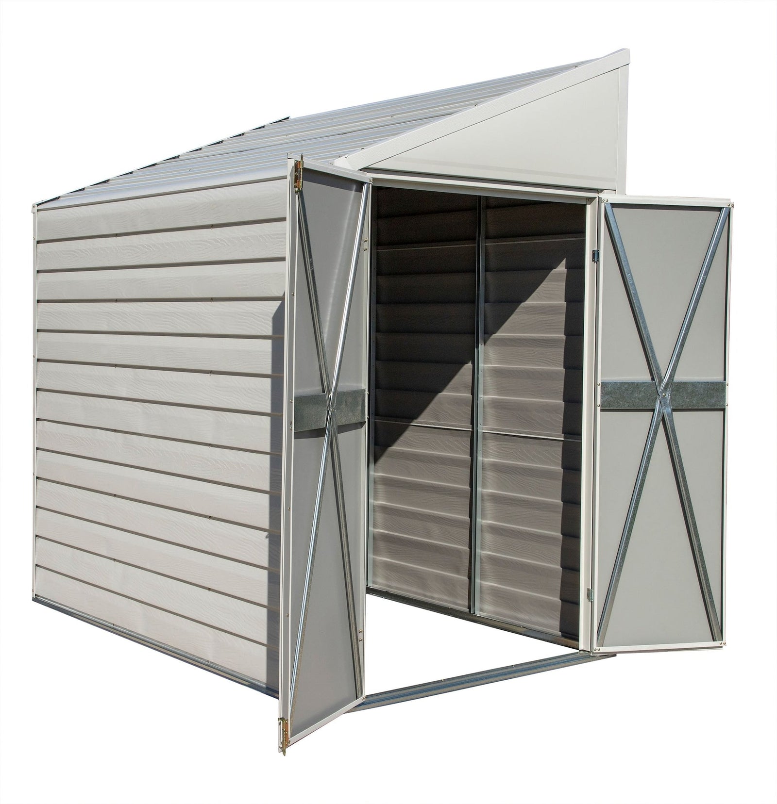 Yardsaver Electro Galvanized Steel Storage Shed, 4-ft x 7-ft Z2A6 - product image 6