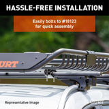 18124 Steel Roof Rack Cargo Basket/Carrier Extension, Black, 6-sq.ft M3N5 - product image 8