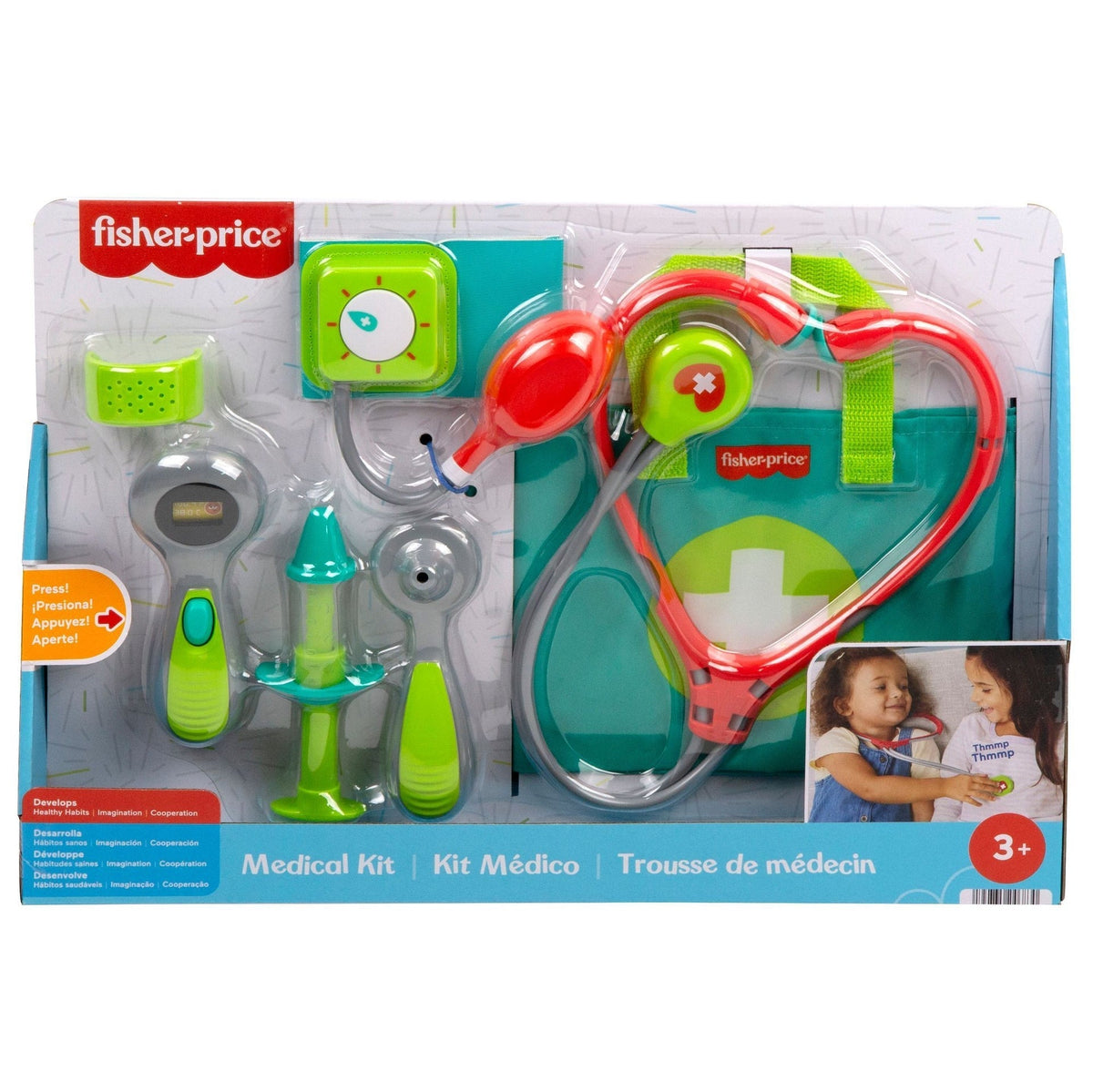 Medical Kit, Doctor Toys, Preschool Pretend Play Set for Ages 3+, 7-pc O6A4 - product image 5