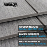 Outdoor Storage Shed with Dual Side Entry, Dark Grey Roughcut, 15 x 8-ft G6V9 - product image 5