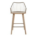 Winston Fixed-Height Counter Stool, Wood, 26-in Q9Z0 - product image 2