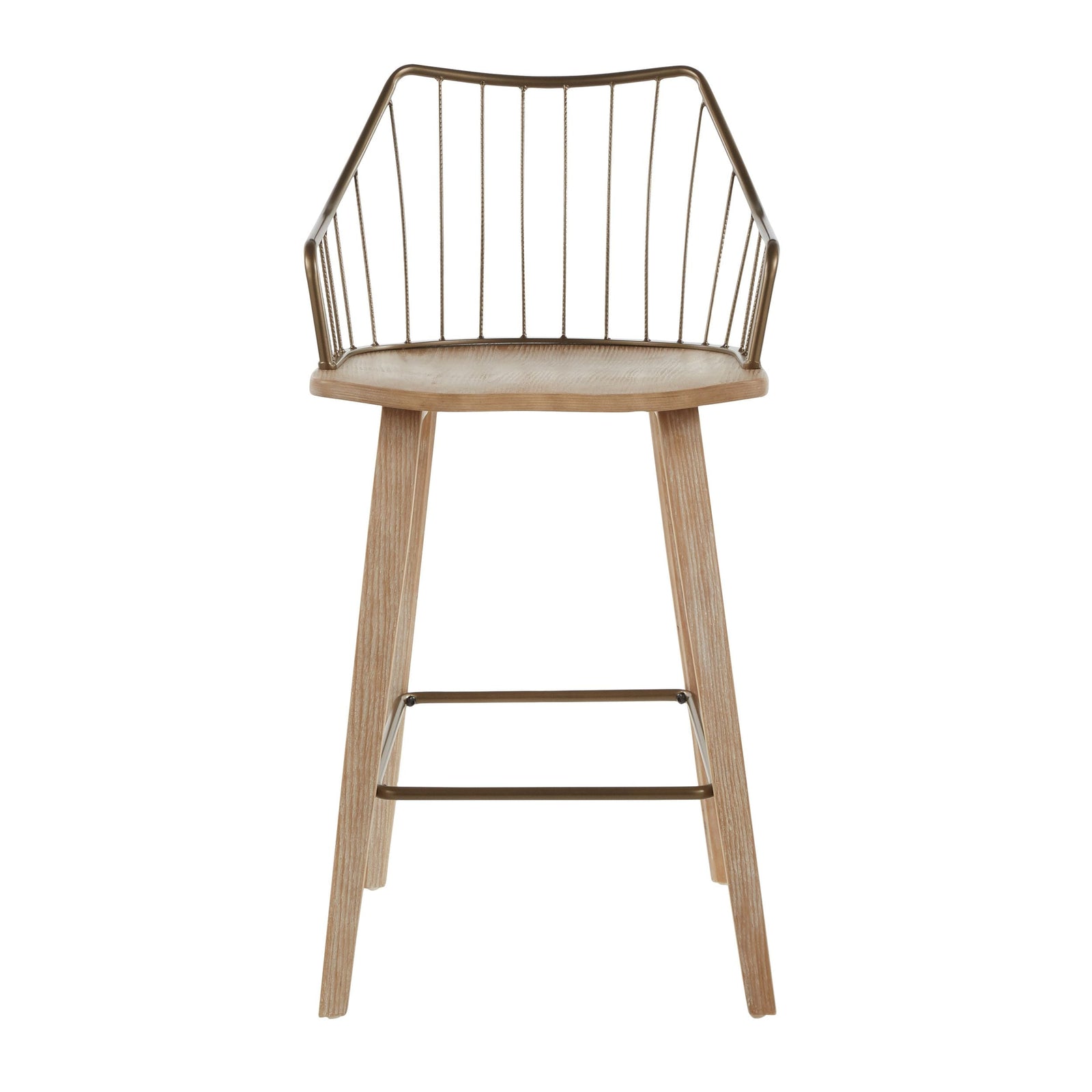Winston Fixed-Height Counter Stool, Wood, 26-in Q9Z0 - product image 2