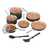 Extended Life Essential Ceramic Cookware Set, 12-pc, Dark Grey N3B1 - product image 1