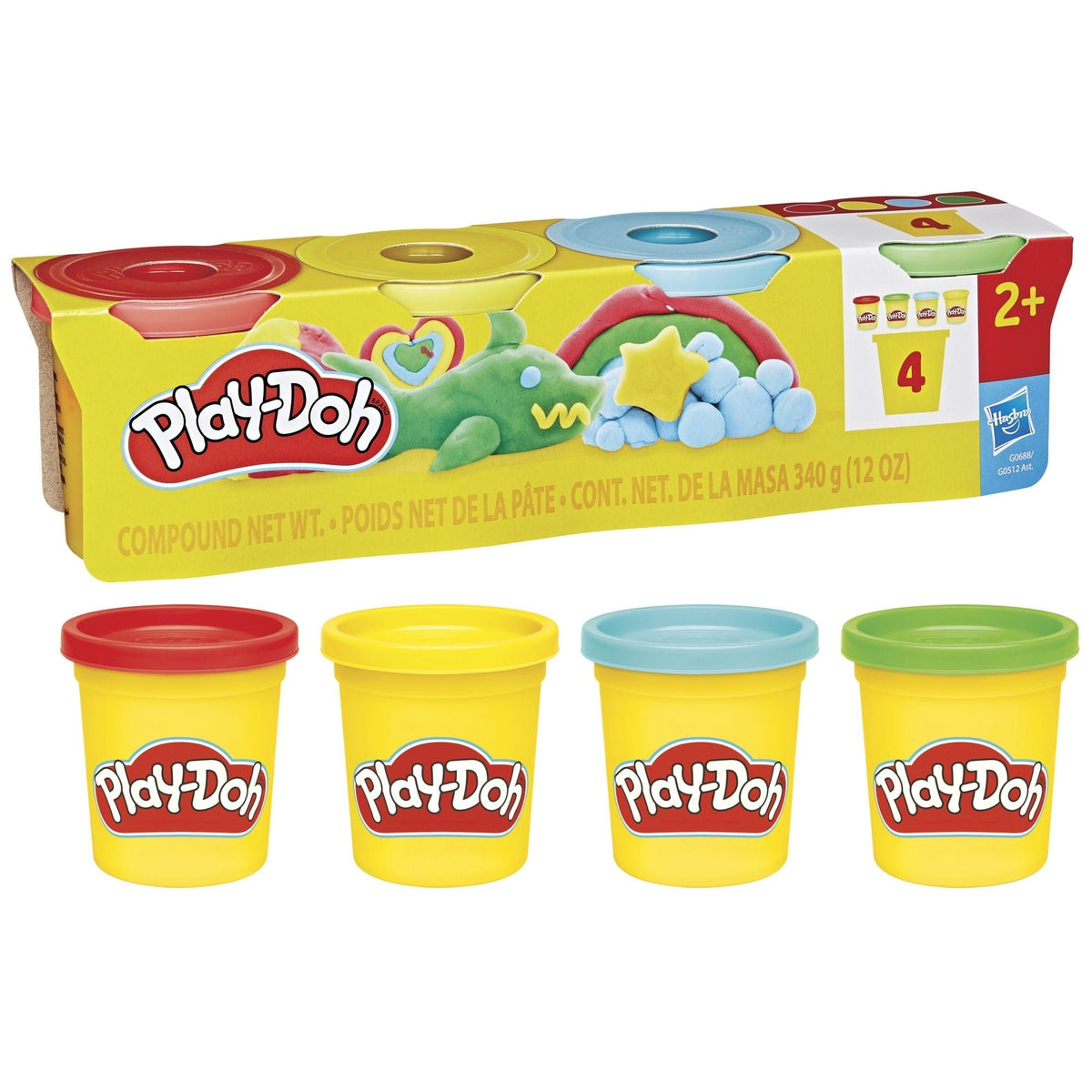 Play Doh Classic 4 Pack A0Z2 - product image 1