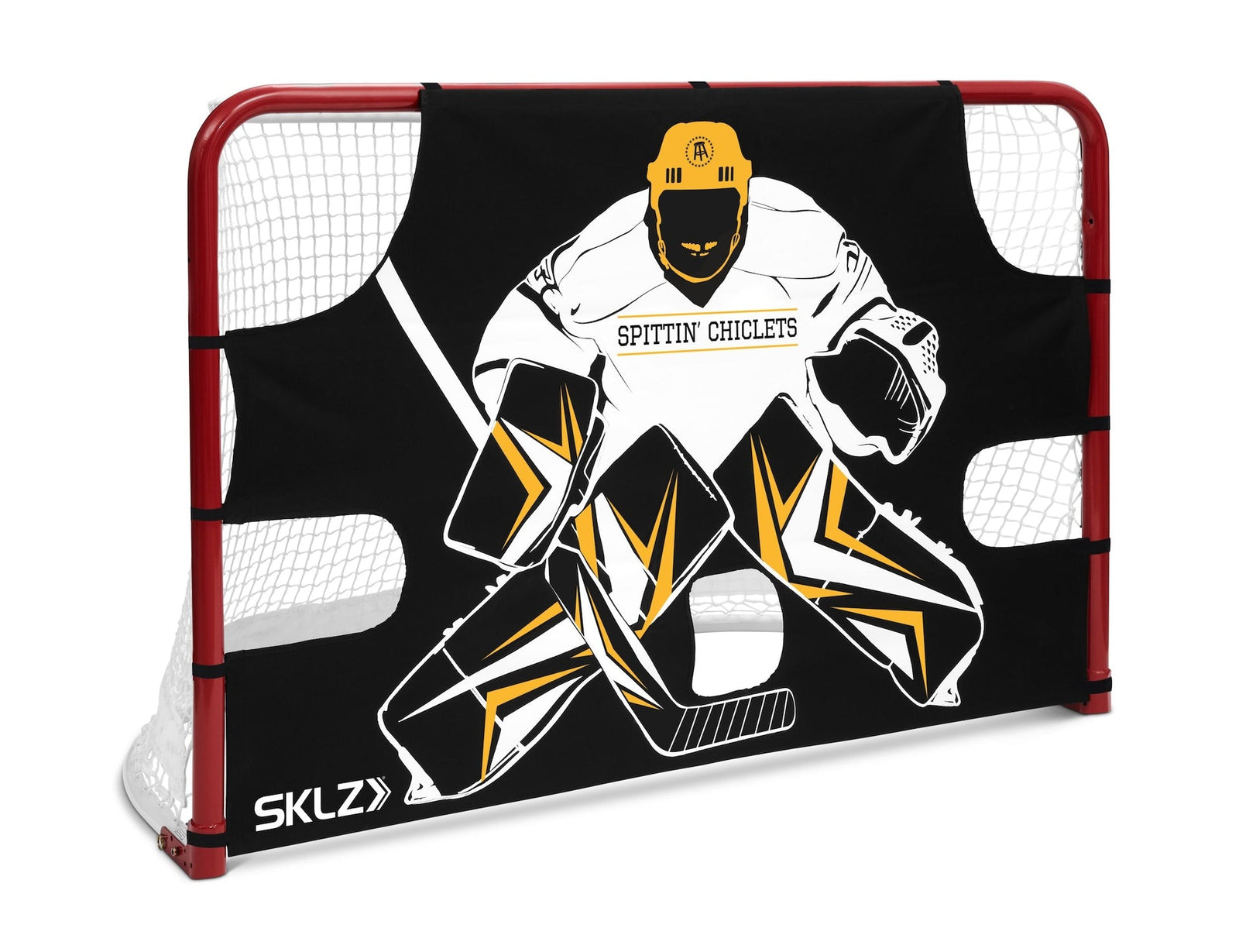 x Spittin' Chiclets 72-in Hockey Puck-Ready Shooter Tutor J2X7 - product image 1