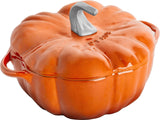 3.5-qt Cinnamon-Coloured Cast Iron Pumpkin Cocotte Y1N5 - product image 1