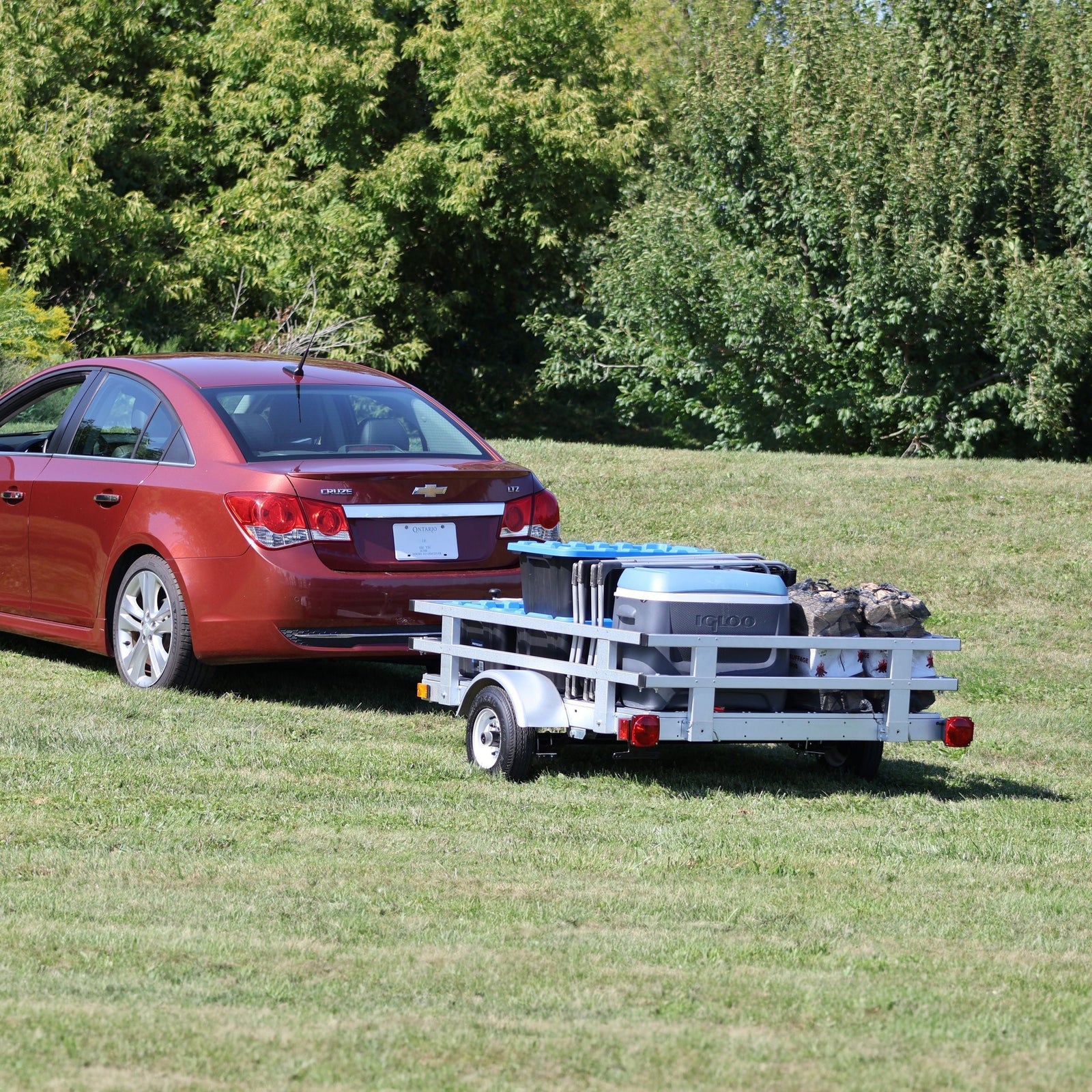 4x6-ft Rail Side Galvalume Plus Kit Trailer B6U2 - product image 7