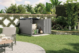 Glidetop 98-cu-ft Dove Grey Horizontal Shed I5K5 - product image 8