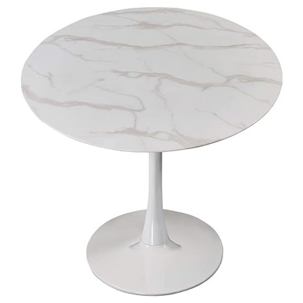 Me Home Leo Faux Marble Dining Table Tulip Base A4K9 - product image 3