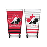 Team Canada/Hockey Canada Mixing Pint Glass Set, 16-oz, 2-pk V0S5 - product image 1