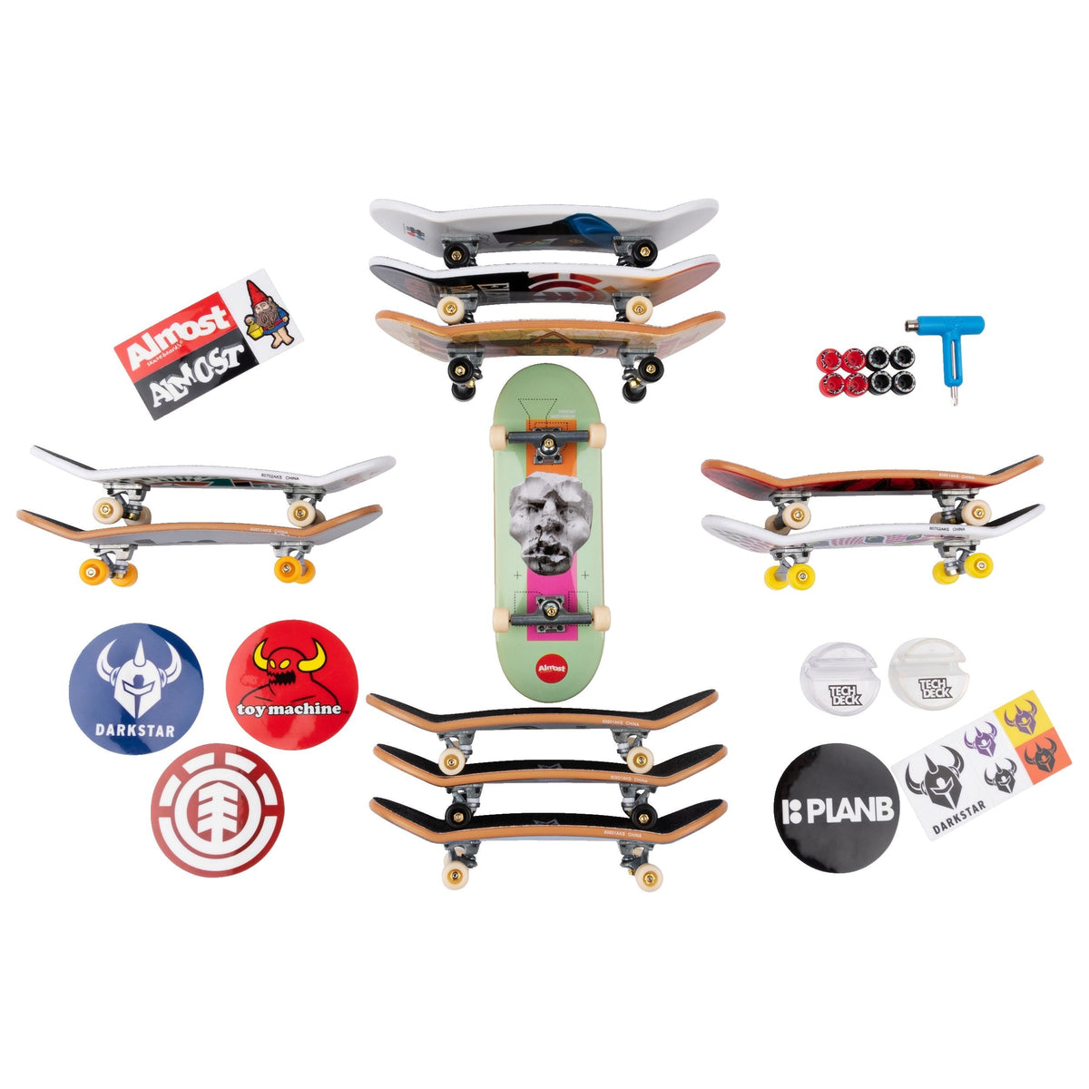Deck 96-mm Fingerboard Mini Skateboard with Authentic Designs, Ages 6+ R7D5 - product image 2